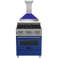 30 Dual Fuel Range and Range Hood Appliance Package K925