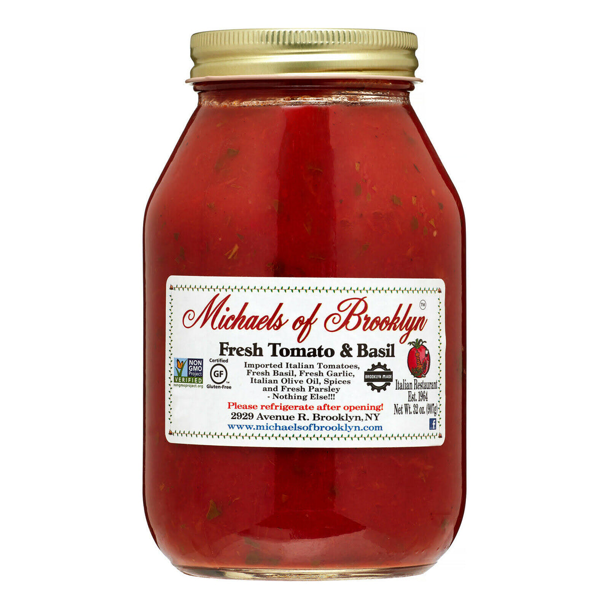 Tomato Basil Sauce 32 Oz Pack of 6 X727863