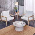 Modern Sofa Chair Set with Velvet Accent H299655