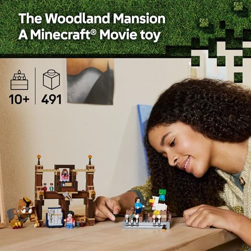LEGO Minecraft Woodland Mansion Fighting Ring Building Toy for Kids Age 10+ Z5503