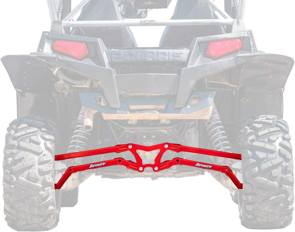 Black Boxed Rear Radius Arms for Polaris RZR XP 900 B959868