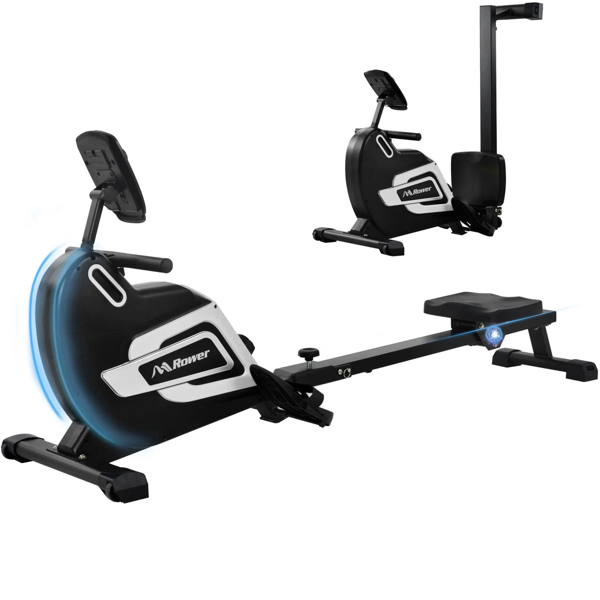 Magnetic Folding Rowing Machine with 14 Level Resistance and LCD Monitor A60271