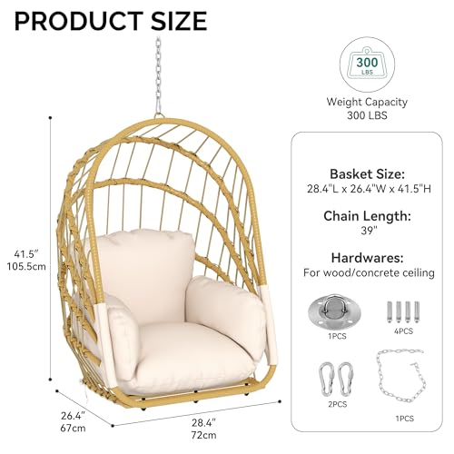 Hanging Egg Chair with Cushion C896