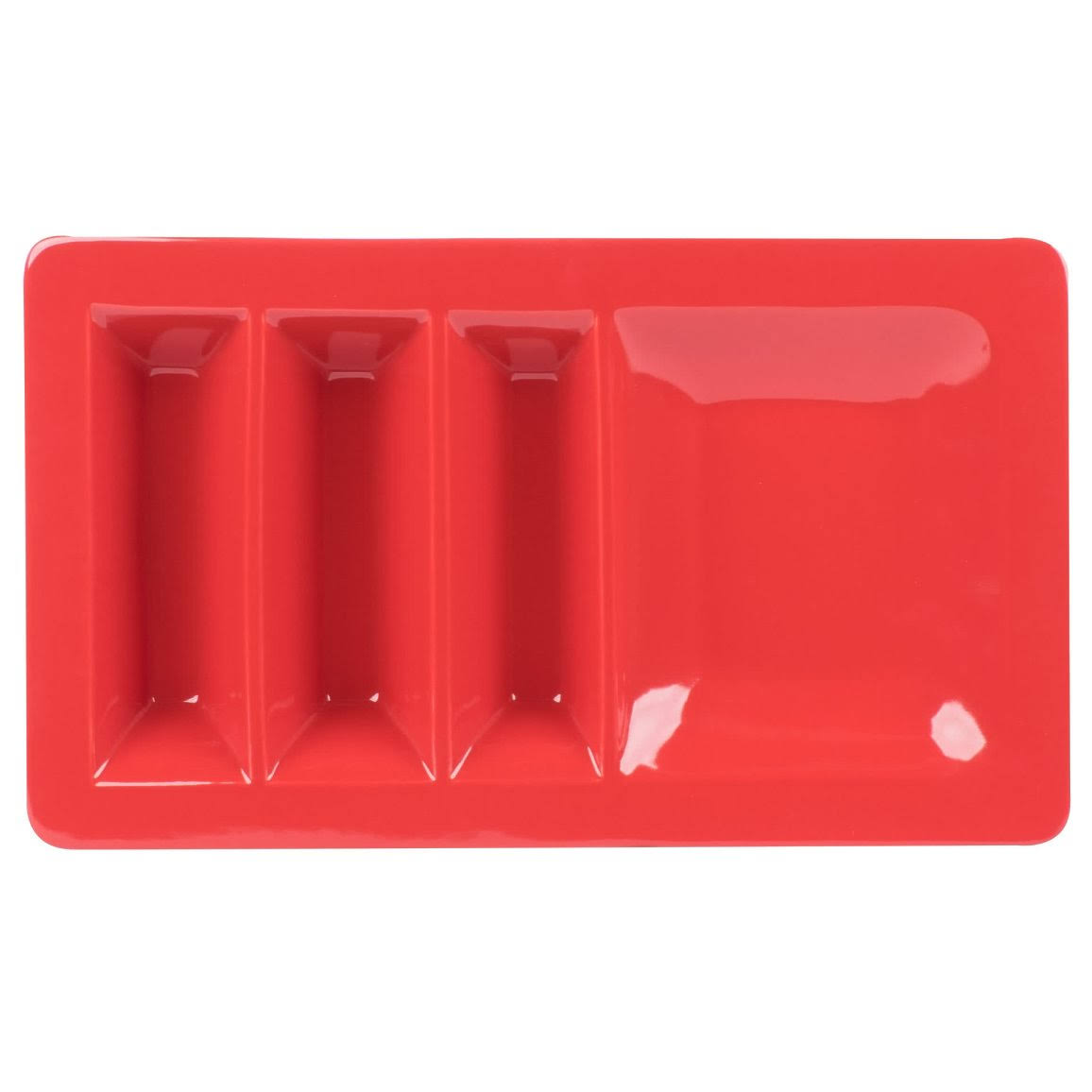 14 x 0.62 in. Stackable Taco Plate P781
