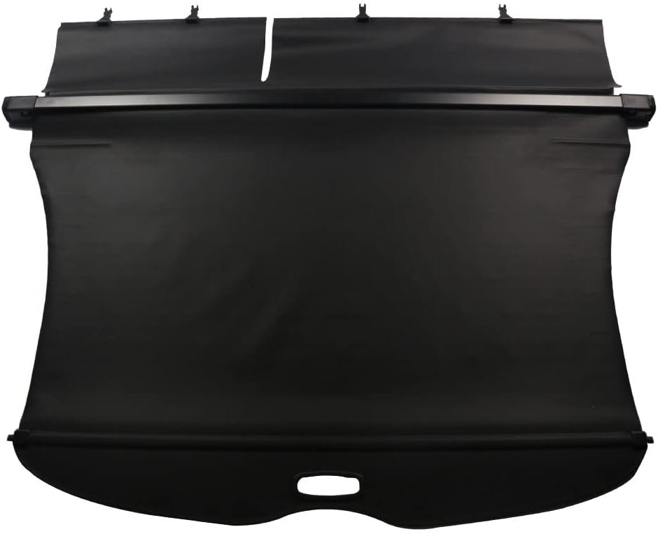 Black Retractable Cargo Trunk Cover D7156