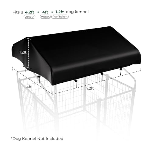 420D Waterproof UV-Resistant Dog Kennel Cover H403728