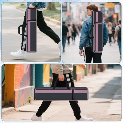 4x5 Soft Padded Pool Cue Case with Backpack Straps H2296