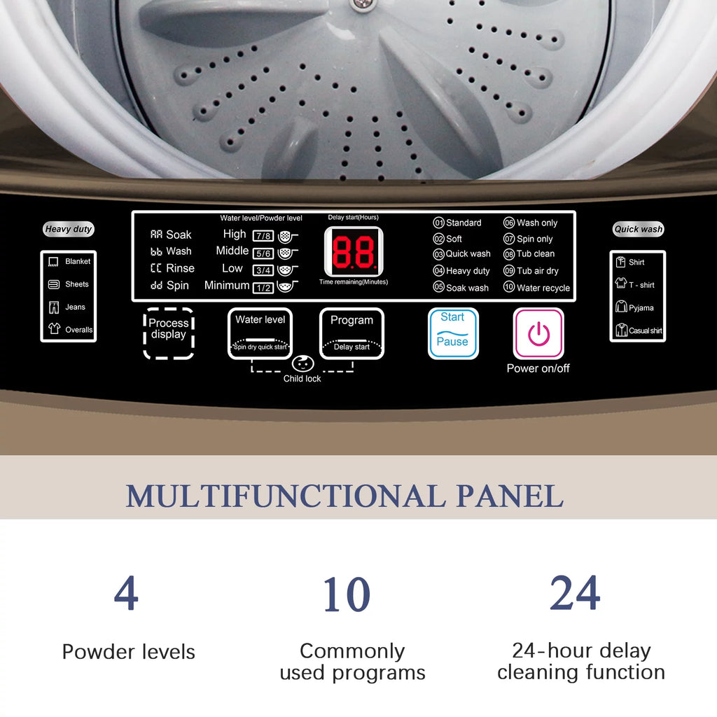 Full Automatic Washer with Drain Pump, 10 Programs F433328