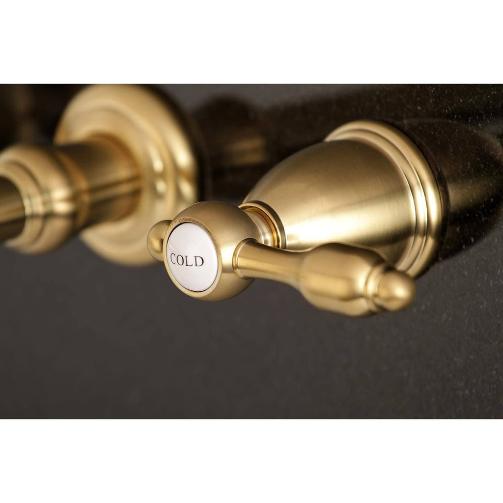 2-Handle Wall Mount Roman Tub Faucet, Oil Rubbed Bronze D101