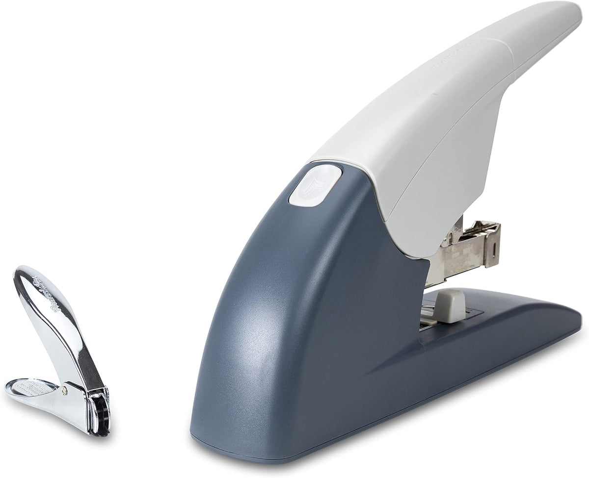 Heavy Duty Flat Clinch Stapler, 20 to 175 Sheets, 3/4" Leg-Length Staple, Includes 400 Staples and Staple Remover, Pack of 2 A963