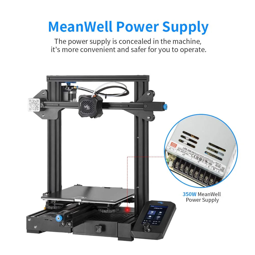 3D Printer Printing Size 220x220x250mm Aluminum Black D152127