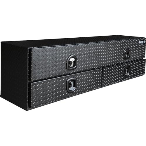 Aluminum Heavy-Duty Flatbed Truck Tool Box 21 x 18 x 72 Inch T823911
