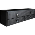 Aluminum Heavy-Duty Flatbed Truck Tool Box 21 x 18 x 72 Inch T823911
