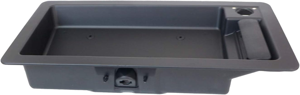 Rear Passenger Side Exterior Cargo Door Handle & License Plate Housing Frame Bracket for Ford Van E150 E250 E350 Pack of 2 D685026