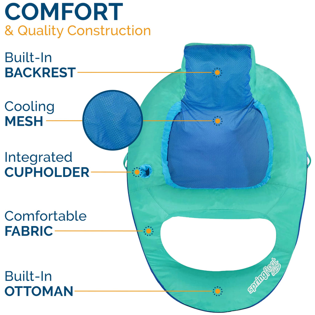 Spring Float Recliner Pool Lounger Q173