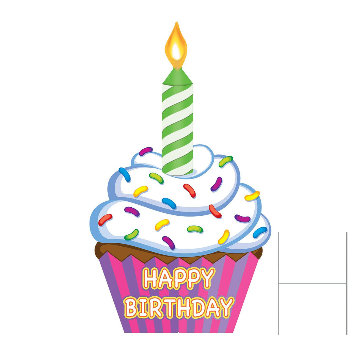 Jumbo Cupcake Yard Sign C599