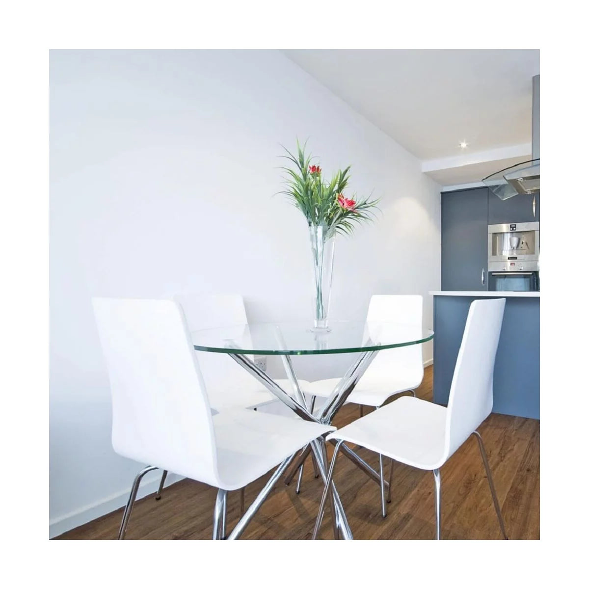 16 Inch Round Tempered Glass Table Top H1865
