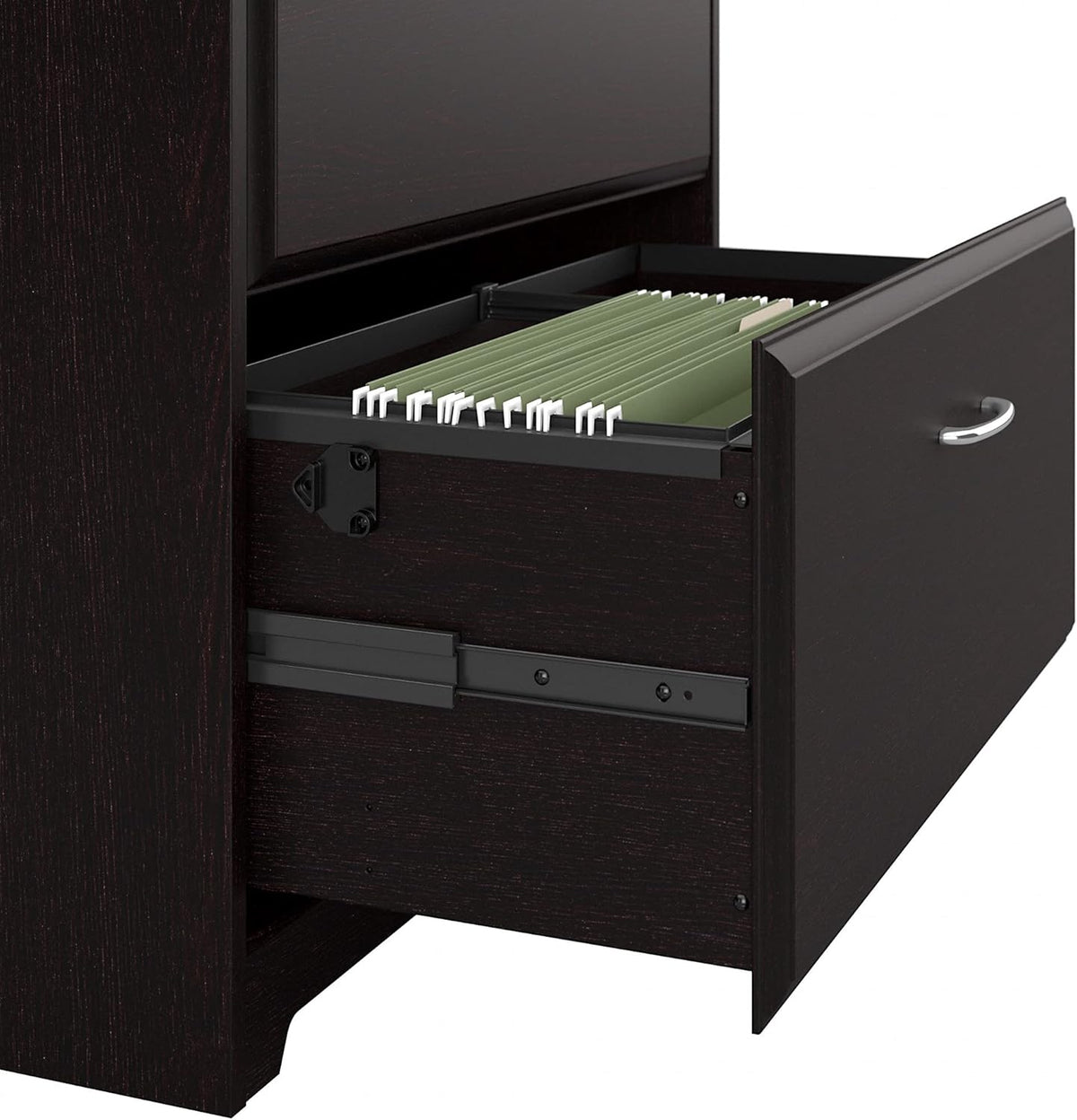 Espresso Oak 2 Drawer Lateral File Cabinet X21078