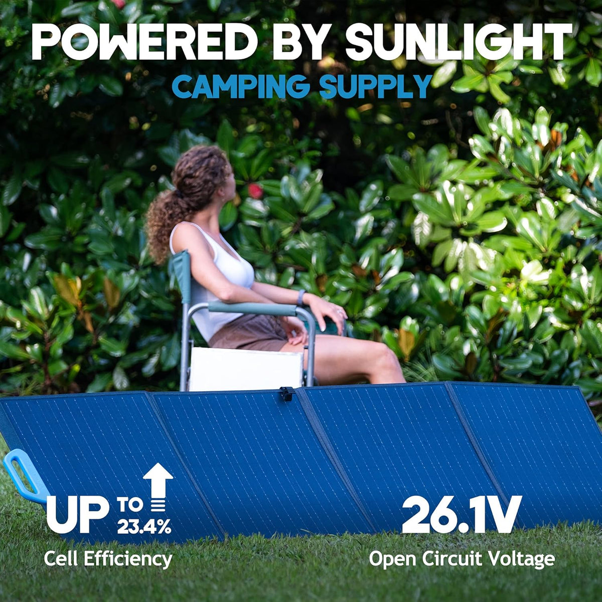 Portable Power Station with 200W Foldable Solar Panel N572