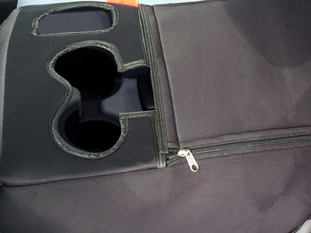 Custom Fit Neoprene Car Front Seat Covers Gray & Black P154