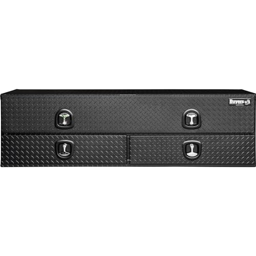 Aluminum Heavy-Duty Flatbed Truck Tool Box 21 x 18 x 72 Inch T823911
