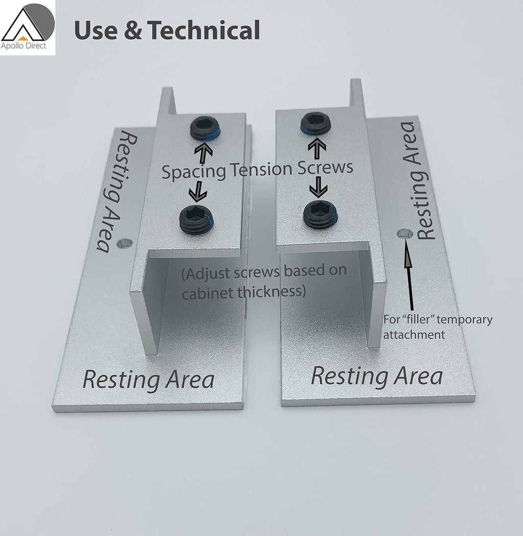 5-in-1 Cabinet Installation Jig Aluminum 2pc Pack W637