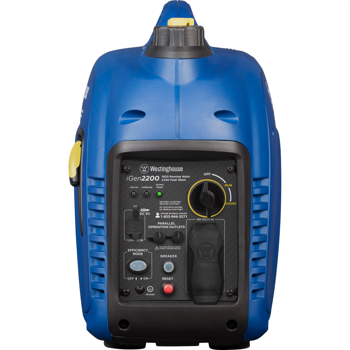 2200 Peak Watt Portable Gas Inverter Generator I92460