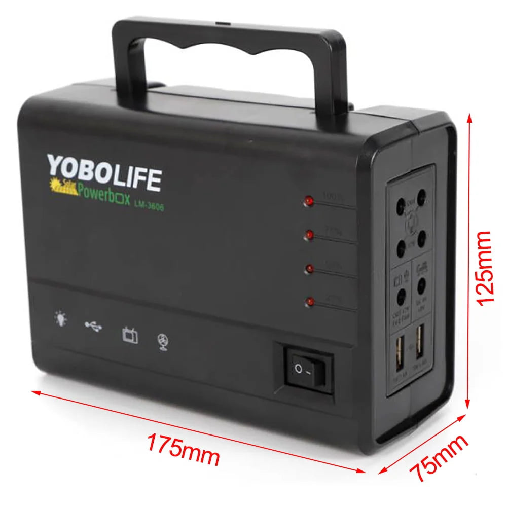Portable Solar Power Generator Kit with Solar Panel Z921