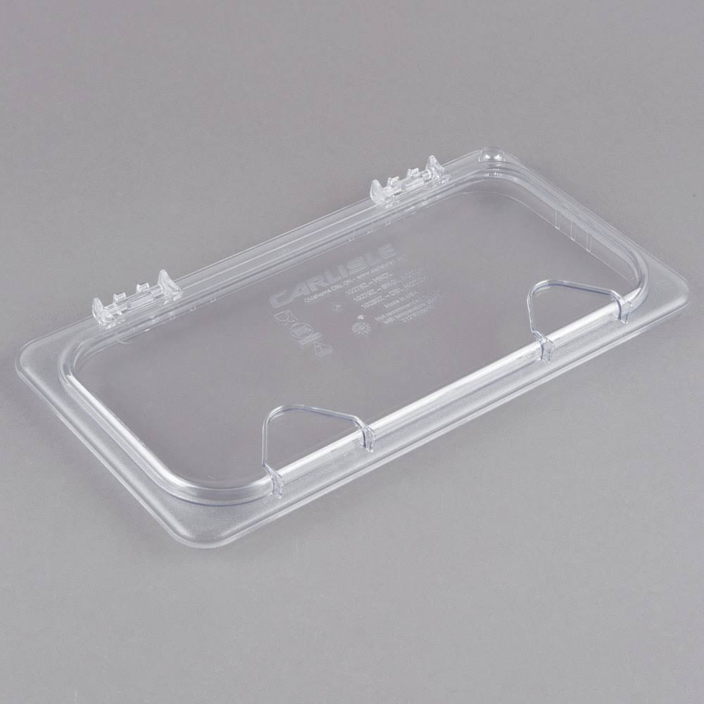 Clear Polycarbonate Hinged Lid with Two Handles X73140