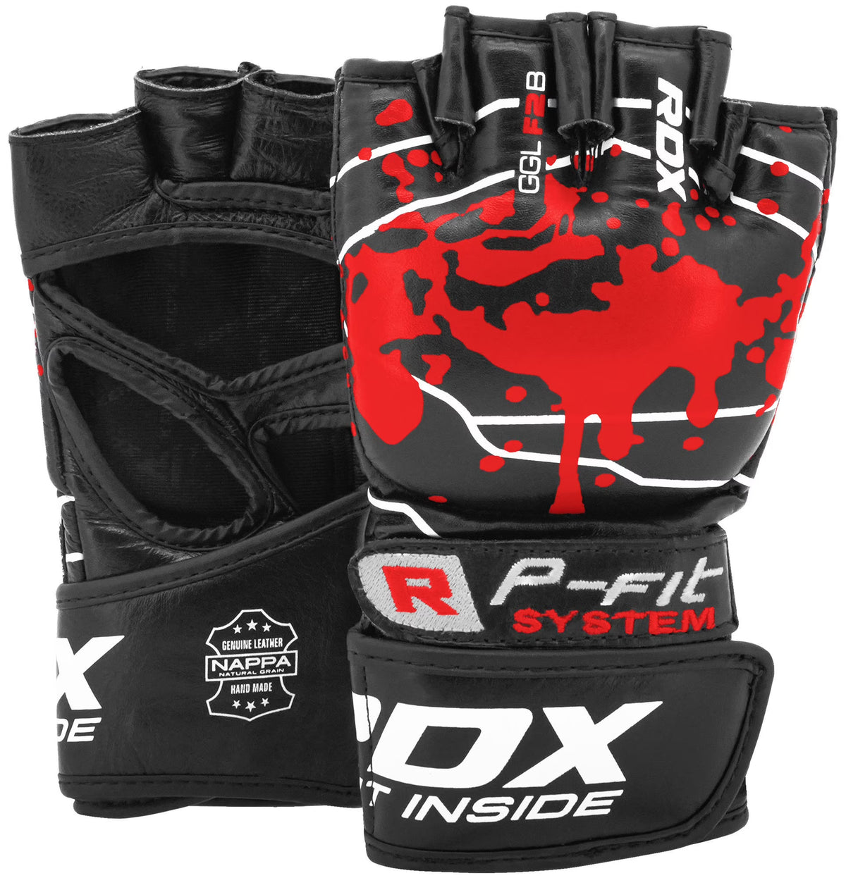 Small Cowhide Leather MMA Gloves W5752