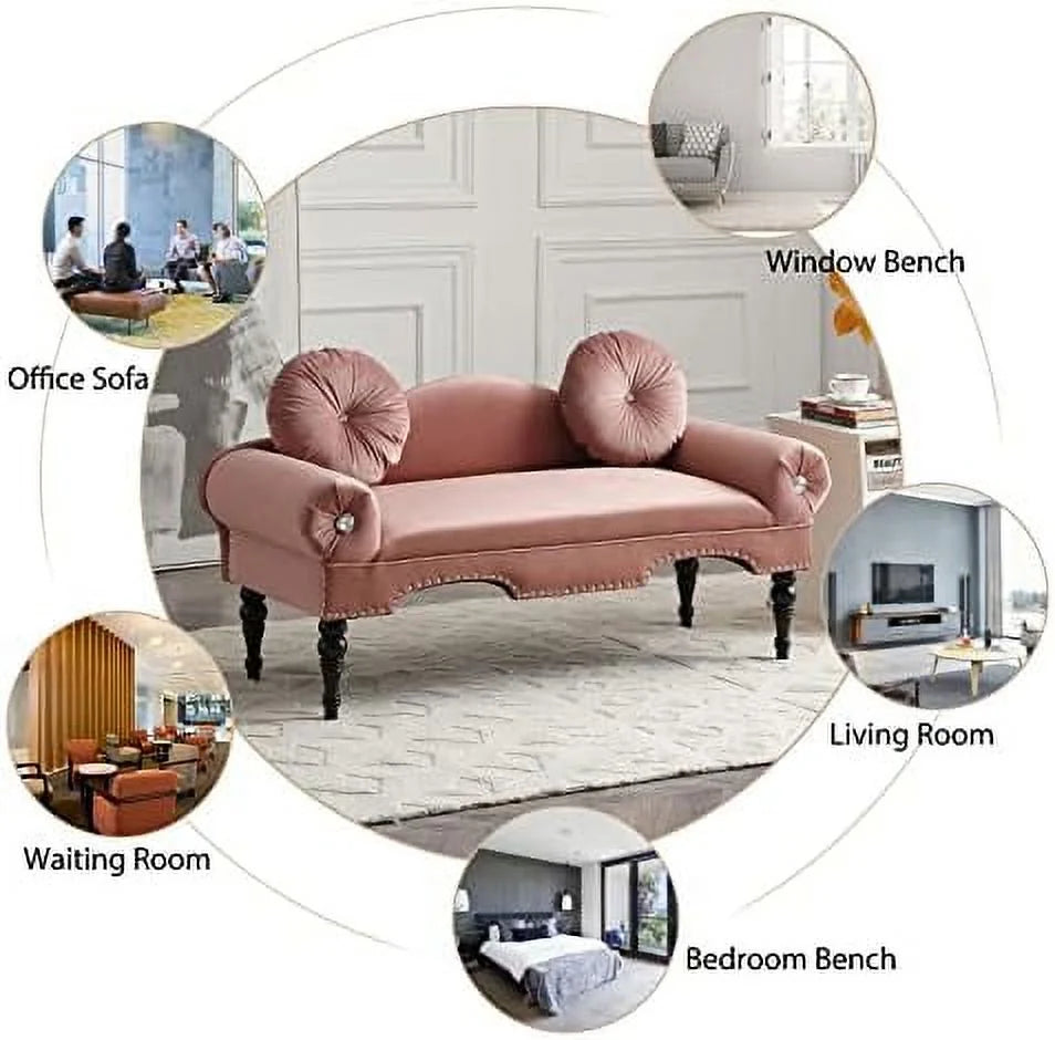 2 Seater Velvet Loveseat Sofa C829495