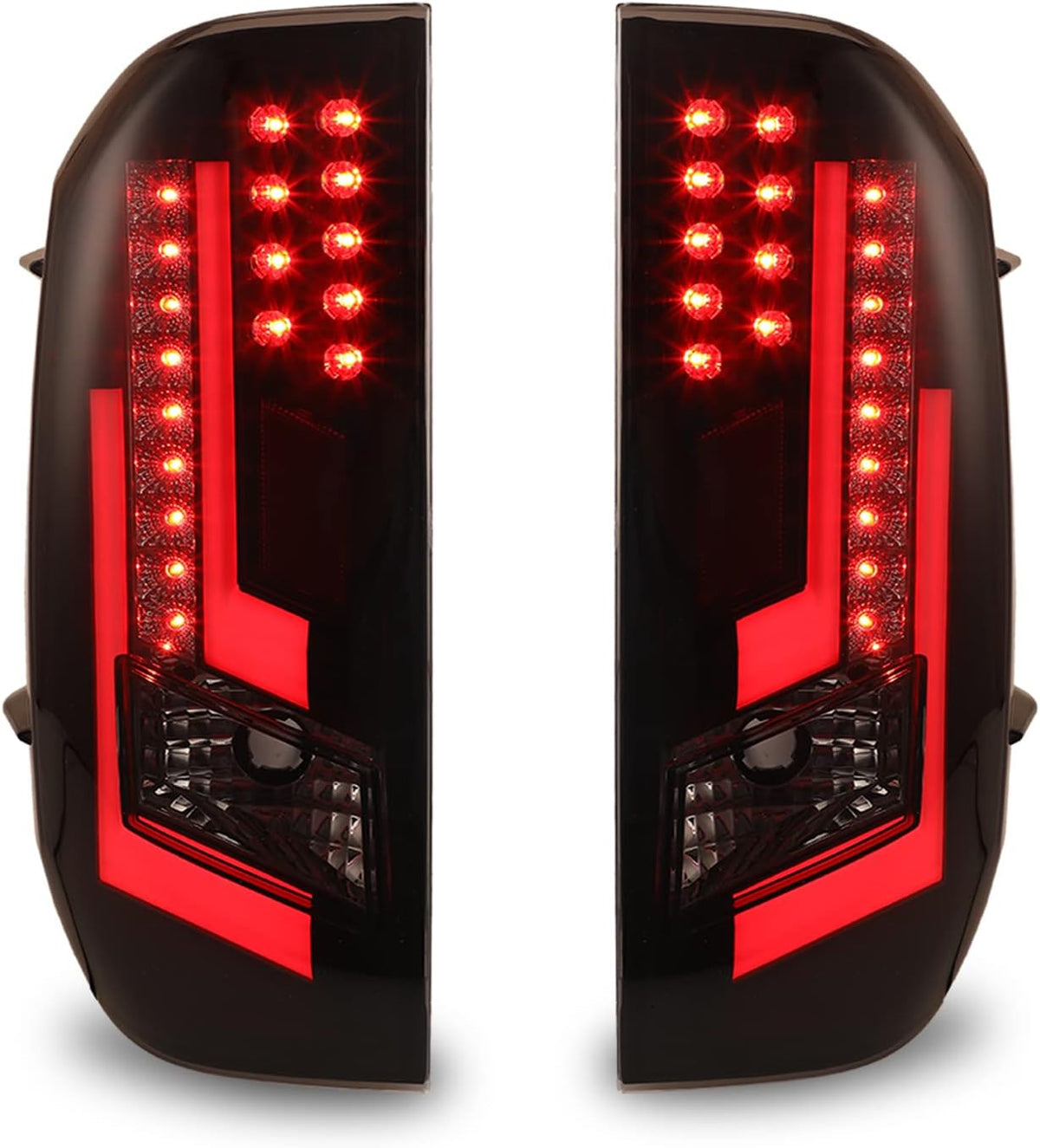 Gloss Black LED Tail Lights for 2014-2019 Toyota Tundra A173
