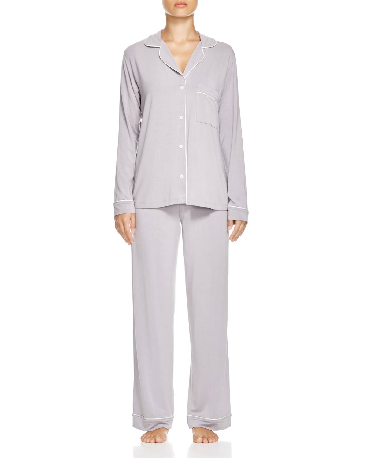 Avocado/Antique Rose Long PJ Set R84036