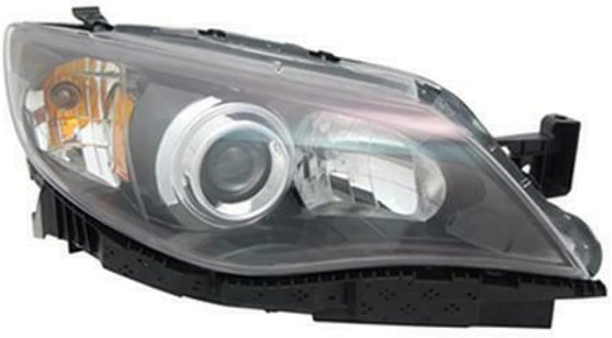 Black Passenger Side Headlight for Subaru Impreza M8321