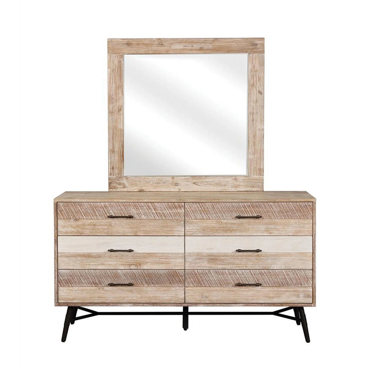 4-piece Brown Wood Eastern King Bedroom Set C918087