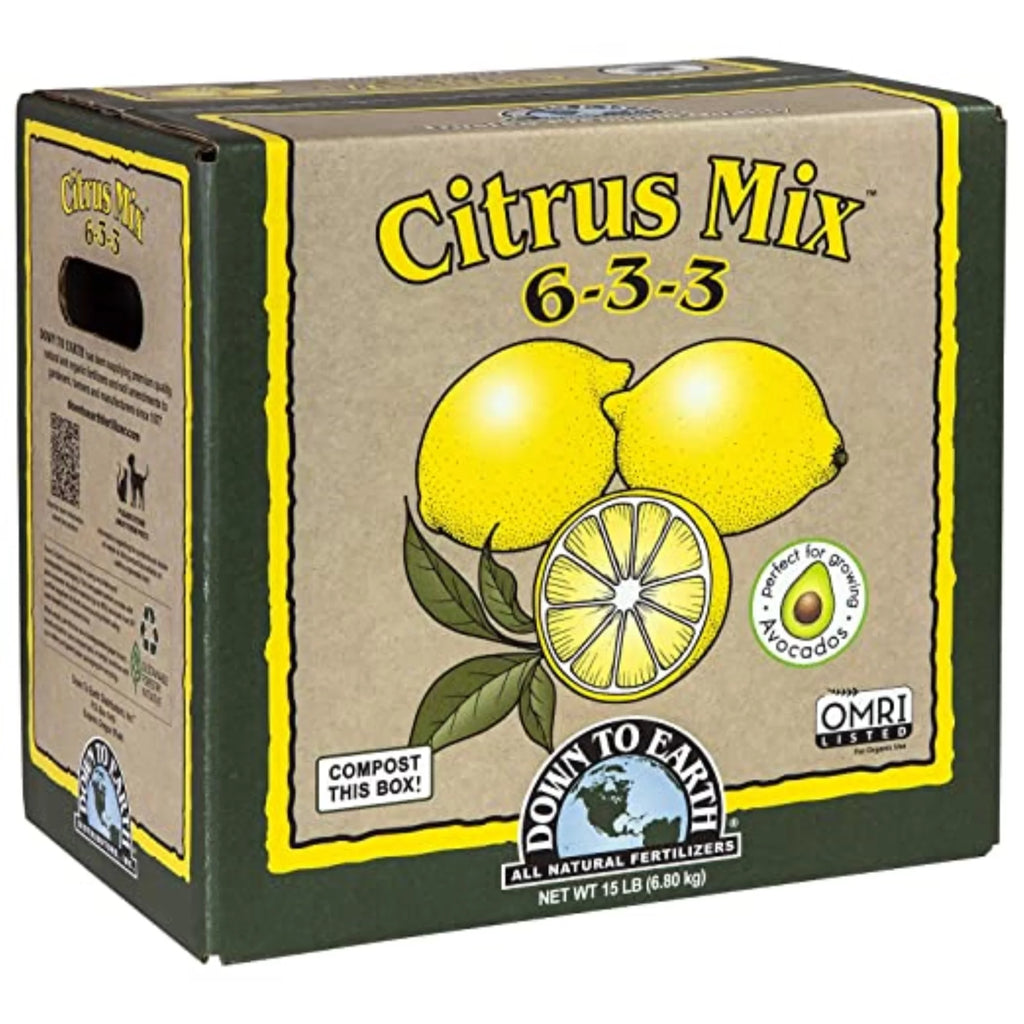 Organic Citrus Fertilizer Mix 6-3-3, 15 lbs. J1628