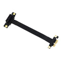 PCI Express 36PIN 1X Extender Extension Cable (90 Degree 20cm) Pack of 2 J28733