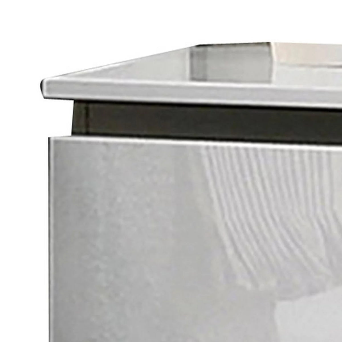 White 2 Drawer Nightstand W17506