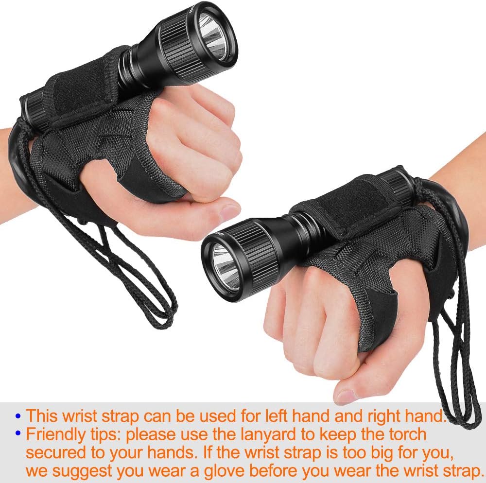 D550 Dive Light 1000 Lumens Scuba Diving Flashlight 3 Modes IP68 Waterproof Underwater Torch X2643
