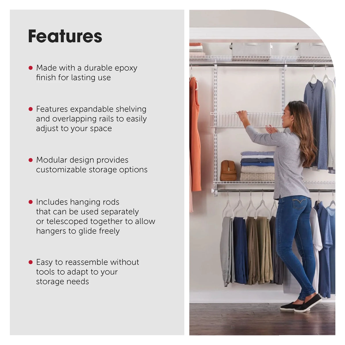 White Closet Kit A89396