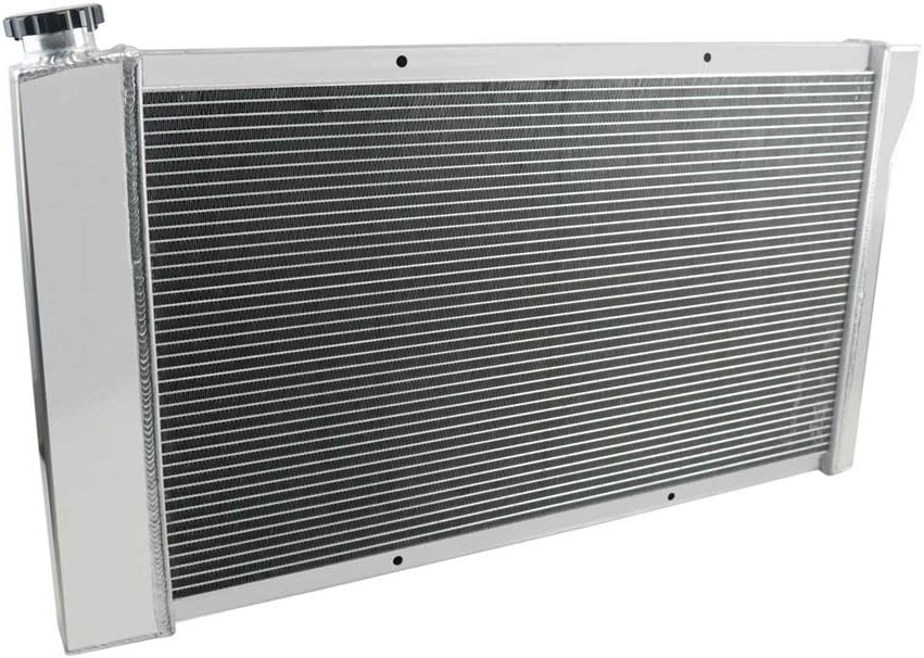 3 Row Core Aluminum Radiator with 2 x 12" Fan and Thermostat Relay Wire Kit B541813