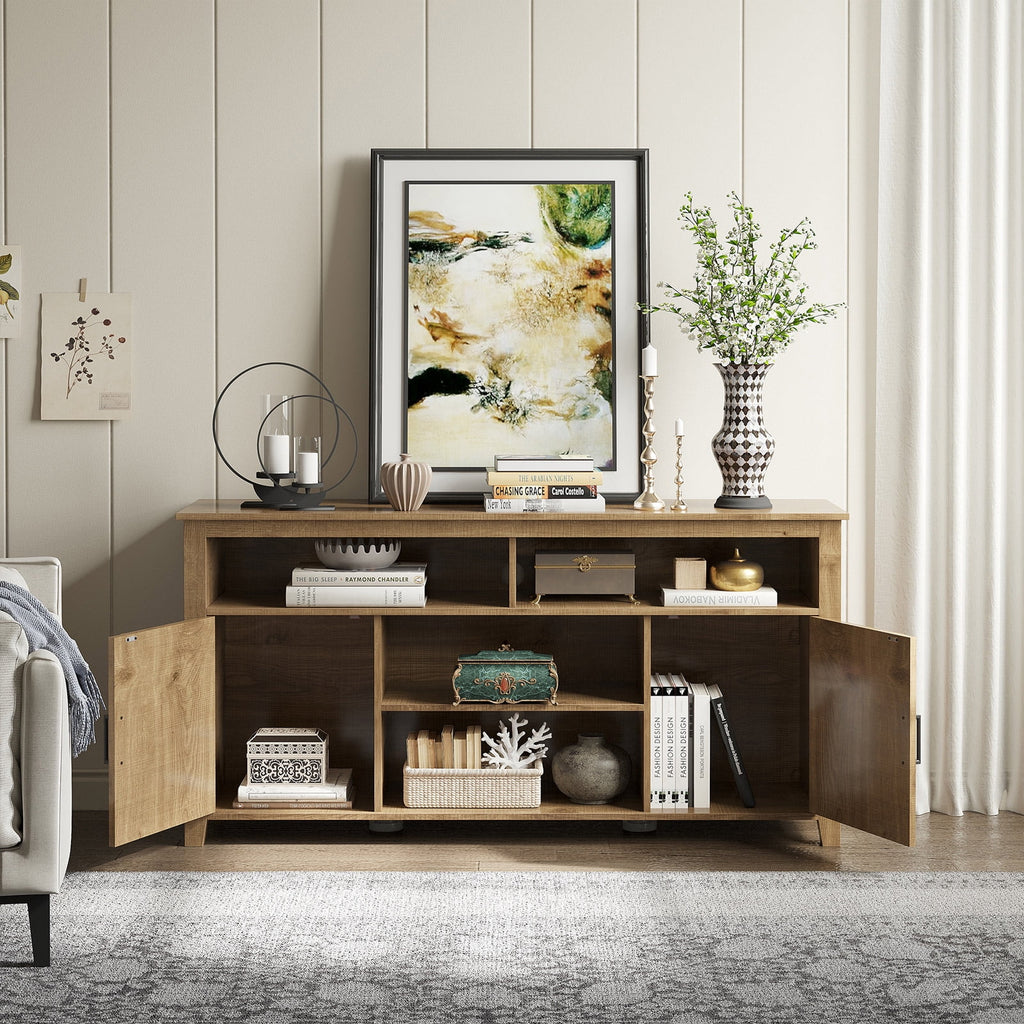 Farmhouse TV Stand for 65 Inch TV T31033