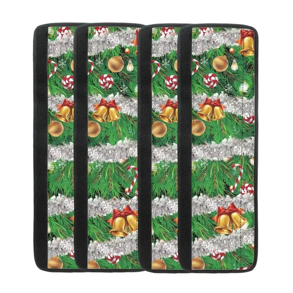 4 Piece Christmas Tree Jingle Bell Refrigerator Door Handle Cover H83138