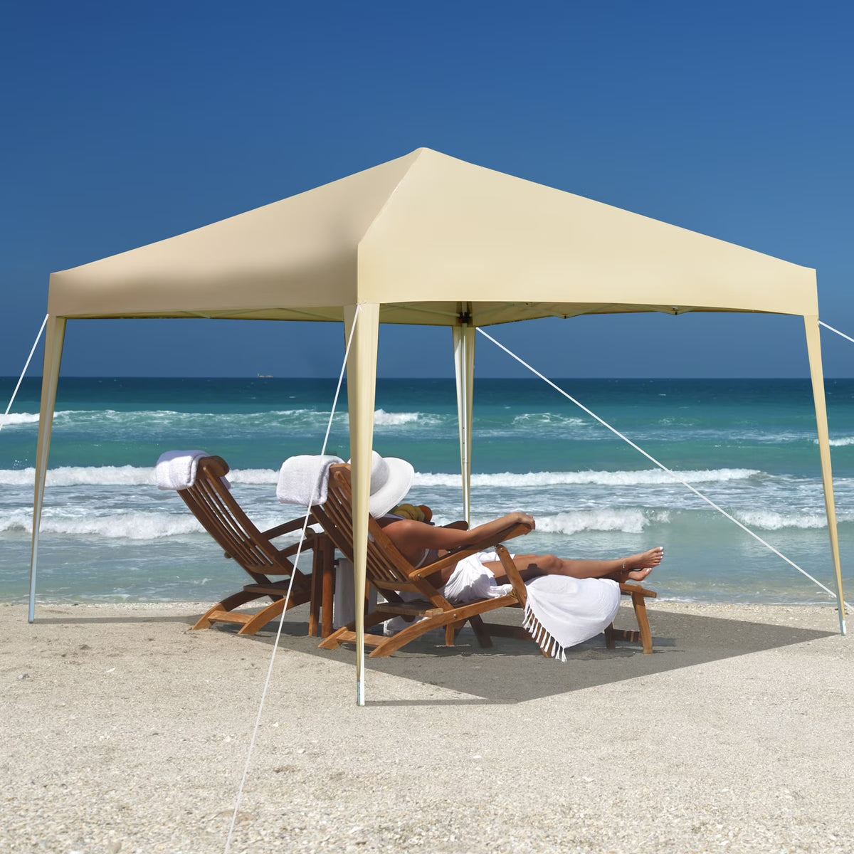 10'x 10' Pop Up Canopy Tent Yellow E3914