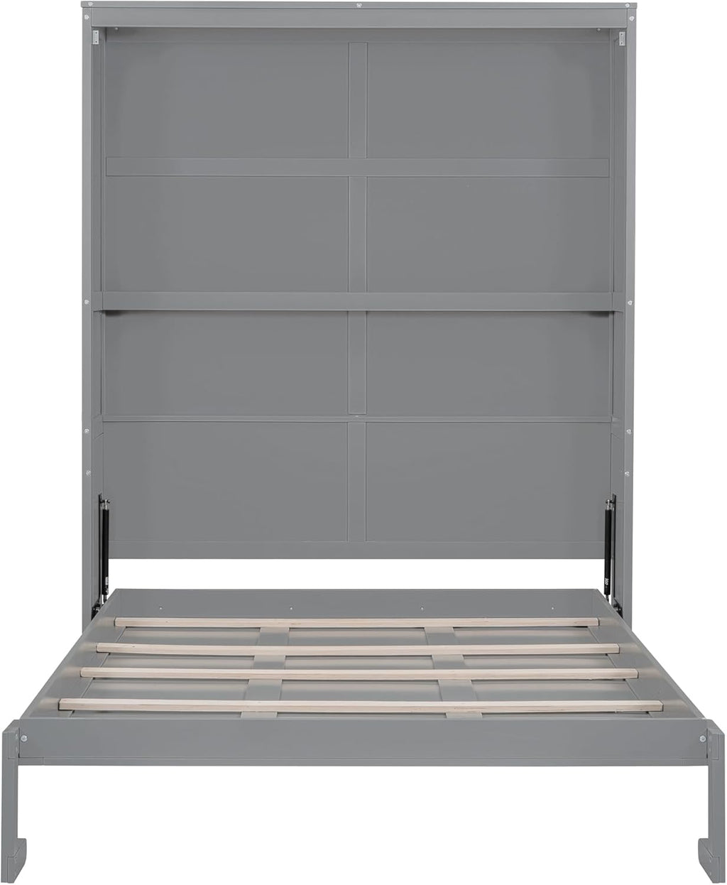 Queen Size Grey Wood Murphy Bed H653
