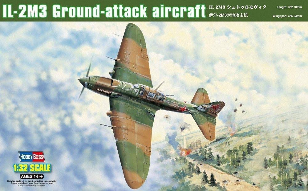 1/32 Il-2M3 Ground Attack Aircraft Model Kit J975