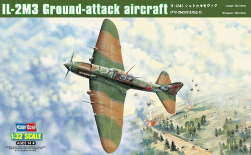 1/32 Il-2M3 Ground Attack Aircraft Model Kit J975