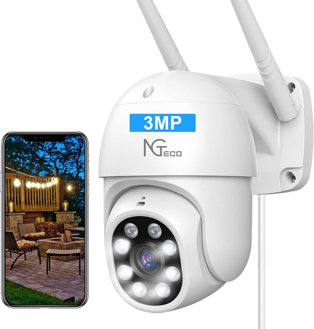 2K WiFi Security Camera with Spotlight Night Vision Y8219