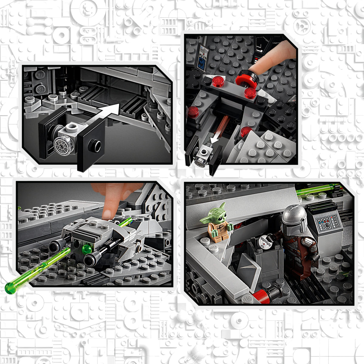 1,336 Pieces Building Toy M829