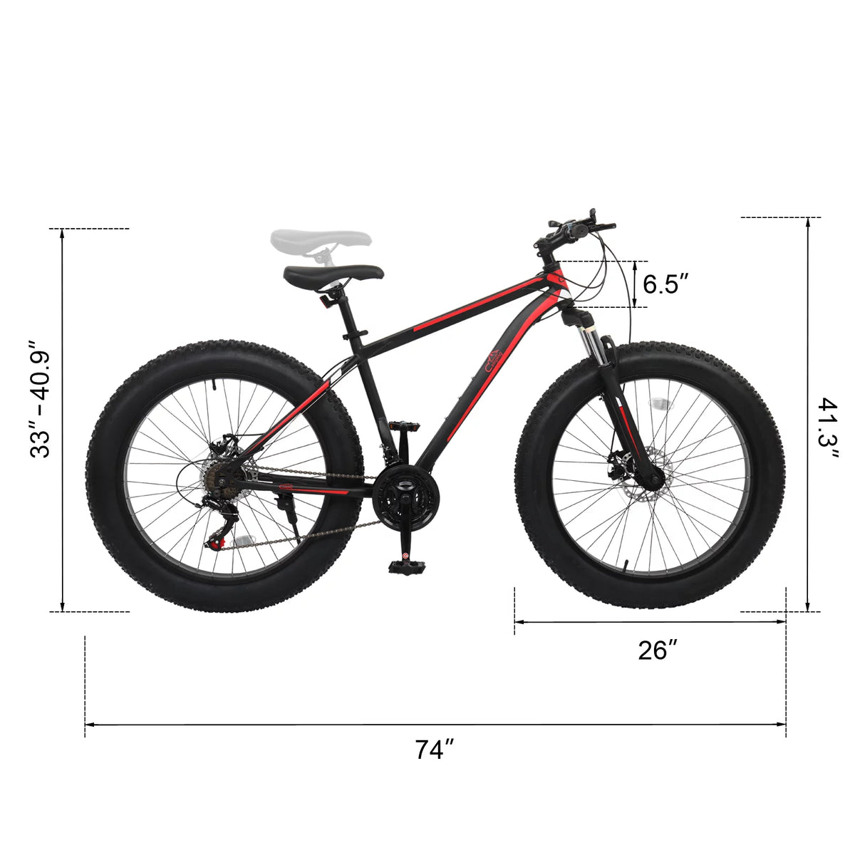 26in 4 Fat Tire Mountain Bike Z630965